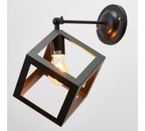 Бра BayerLux "Куб" 1хE27 40Вт черный 22x28x30 см 4613036