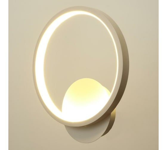 Бра BayerLux 1478/1 LED 16Вт 4000К 24x24 см белый 22x24 см 5441143