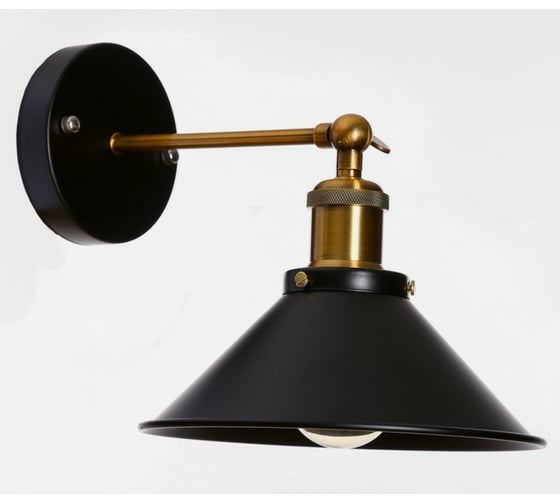 Бра BayerLux "Гамбия" 1x40Вт Е27 чёрный 22x22x27 см 3954898 1