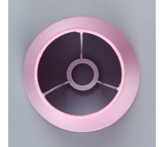 Абажур BayerLux Е14 розовый 15,5х15,5х13,7 см 5469684