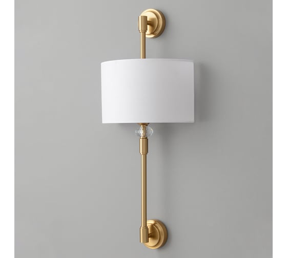 Бра Crystal lux VINTAGE AP2 BRASS