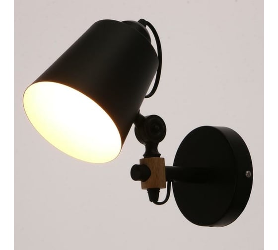 Бра BayerLux 1068/1BK E27 60Вт черный 35x15x25 см 5202355
