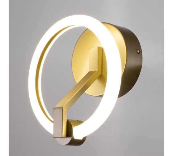 Бра BayerLux 1809/1 LED 19Вт шампанское золото 20x8х20 см 6850895