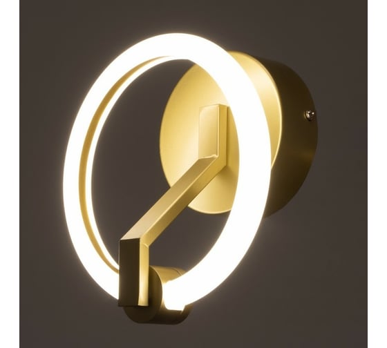 Бра BayerLux 1809/1 LED 19Вт шампанское золото 20x8х20 см 6850895