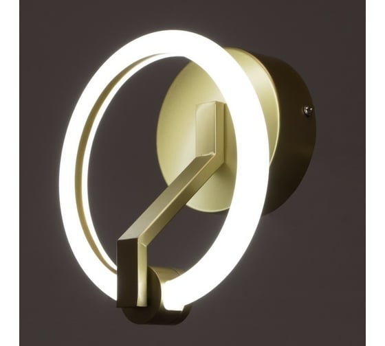 Бра BayerLux 1809/1 LED 19Вт шампанское золото 20x8х20 см 6850895