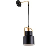 Бра BayerLux 1657/1wBK E27 40Вт черно-золотой 13x18x55 см 6384196