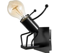 Бра BayerLux "Человечек" E27 40Вт черный 11x17x19 см 7306666