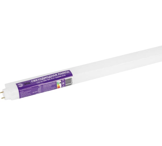 Лампа светодиодная ЭРА RED LINE LED T8-30W-865-G13-1200mm NTB 30Вт трубка стекло холодный дневной свет G13 неповоротный Б0071251