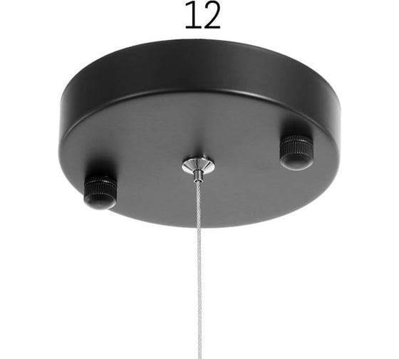 Люстра BayerLux 1066/3BK E27 60Вт черный 90x20x90 см 5202350