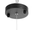 Люстра BayerLux 1066/3BK E27 60Вт черный 90x20x90 см 5202350 5