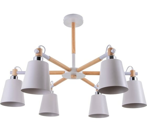 Люстра BayerLux 1047/6WT E27 60Вт белый 76x76x50 см 5202311