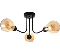 Люстра BayerLux 1089/3BK 40Вт Е27 черный 54x54x26 см 5443319