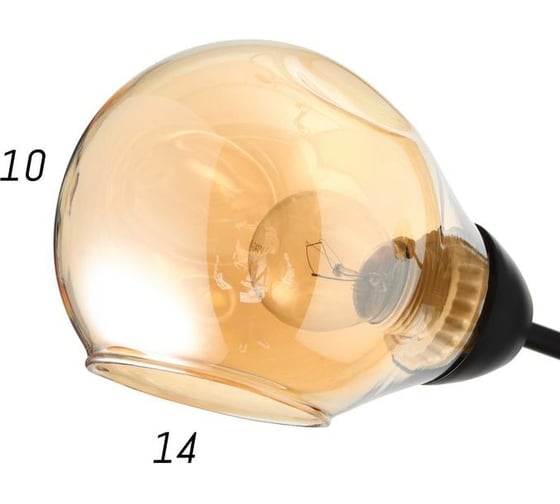 Люстра BayerLux 1089/3BK 40Вт Е27 черный 54x54x26 см 5443319