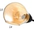 Люстра BayerLux 1089/3BK 40Вт Е27 черный 54x54x26 см 5443319 5