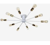 Люстра BayerLux "Линии" 10x60Вт Е27 белый 100x100x20см 3580369