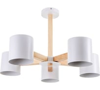 Люстра BayerLux 1045/5WT E27 60Вт белый 66x66x47 см 5202305