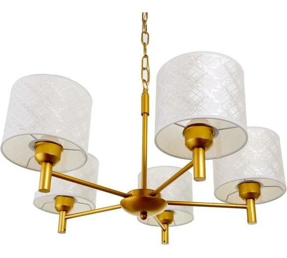 Люстра BayerLux 1092/5GD 40Вт Е27 золото 60x60x36-76 см 5443326