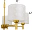 Люстра BayerLux 1092/5GD 40Вт Е27 золото 60x60x36-76 см 5443326 5