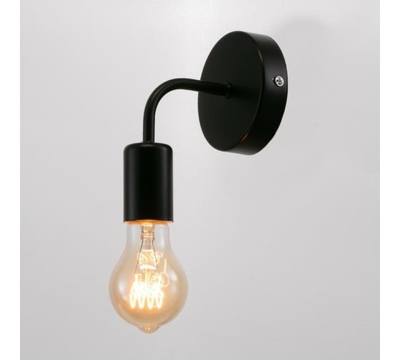 Бра BayerLux 2609/1BK E27 40Вт черный 10x12x17,5 см 7345712