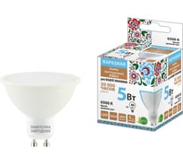 Светодиодная лампа TDM ELECTRIC PAR16 5 Вт, 230 В, 6500 К, GU10 Народная SQ0340-1660