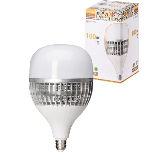 Светодиодная лампа TDM ELECTRIC T-100 Вт-230 В-4000 К–E27 150x253 мм НАРОДНАЯ SQ0340-1587