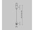 Тросовый подвес Maytoni Technical 1000мм, для системы Shelf CA028SW-L1000-B 5