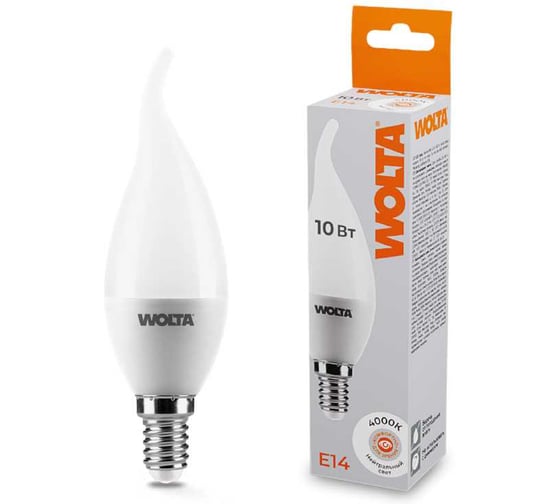 Светодиодная лампа WOLTA 25SCD10E14 10Вт 4000K E14 (10 шт) 25SCD10E14-10