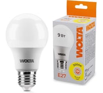Светодиодная лампа WOLTA 25Y60BL9E27 9Вт 3000К E27 (10 шт) 25Y60BL9E27-10