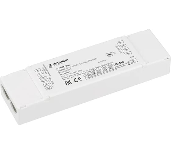 Усилитель INTELLIGENT ARLIGHT SMART-DALI-101-82-SH-DT6/DT8-SUF White IARL, IP20 Пластик, 1шт 059051