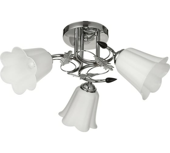 Люстра BayerLux 8641/3 3x12Вт Е27 хром МОДЕЛЬ: GBV-0049 6924587
