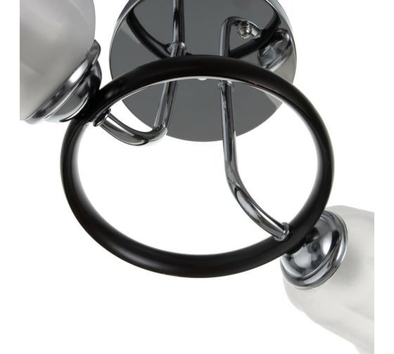Люстра BayerLux BP8365/2 2х12Вт Е27 хром/черный МОДЕЛЬ: GBV-0140 6924696