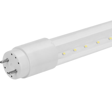 Лампа светодиодная TDM ELECTRIC НЛ-Т8-10 Вт-230 В-4000 К–G13, 600 мм, прозрачная, стекло, неповоротный Народная SQ0340-1652