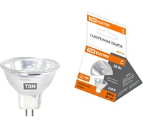 Галогенная лампа с отражателем TDM MR16 JCDR - 20 Вт - 230 В - GU5.3 SQ0341-0067