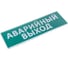 Сменное табло TDM ELECTRIC Аварийный выход зеленый фон серия Топаз SQ0349-0210 2