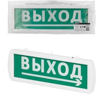 Оповещатель охранно-пожарный TDM ELECTRIC световой Направление к выходу 220 В, 6ч, IP52 серияТопаз SQ0349-0412