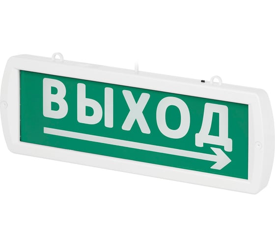Охранно-пожарный световой оповещатель TDM ELECTRIC Топаз-220-РИП-Д Направление к выходу 220 В, 6ч, IP52 SQ0349-0412