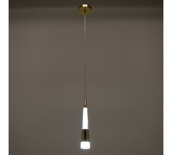 Светильник BayerLux "Галассия" LED 6Вт золото 5,5x5,5x120 см. 4388323