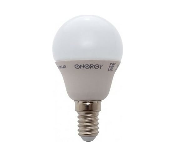 Светодиодная лампа Energy шарик G45-4-14NP 4W E14 25000ч 4000K нейтральный белый свет 001938 1