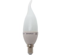 Светодиодная лампа Energy свеча на ветру CF37-5-14WP 5W E14 25000ч 3000K теплый белый свет 001921