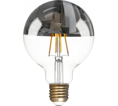 Светодиодная LED лампа Smartbuy ART G95Хром-7W00/E27 SBL-G95ChromeArt-7-30K-E27