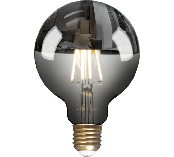 Светодиодная LED лампа Smartbuy ART G95Хром-7W00/E27 SBL-G95ChromeArt-7-30K-E27