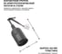 Подвесной патрон WOLTA WLH-004 E27 с клеммной колодкой пластиковый, черный (50 шт) WLH-004-50 2
