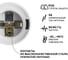 Подвесной патрон WOLTA WLH-003 E27 с клеммной колодкой пластиковый, белый (5 шт) WLH-003-5 3