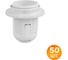 Патрон WOLTA WLH-007 E27 с кольцом, пластиковый, белый (50 шт.) WLH-007-50 1