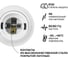Патрон WOLTA WLH-009 E14 с кольцом, пластиковый, белый (50 шт.) WLH-009-50 4