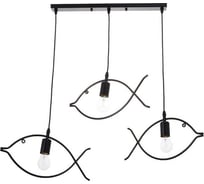 Светильник BayerLux "Рыбы" 3хE27 40Вт черный 30-25,5-125 см 7141507
