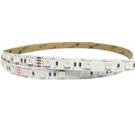 Светодиодная лента EKS RGB 24V, 60 диодов, 14.4W, 5 м 0У-00006522