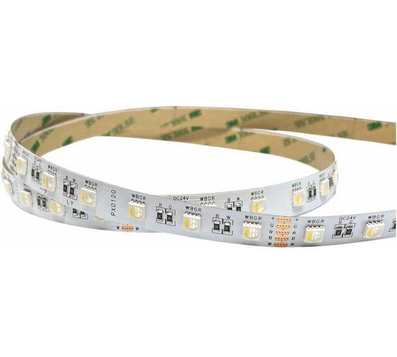 Светодиодная лента EKS RGBW, 24V, 60 диодов, 14.4W, 5 м 0У-00006523