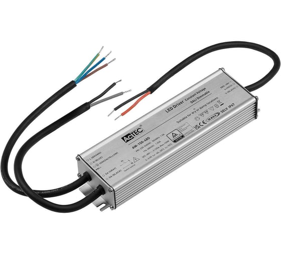 Блок питания AcTEC 48В, 150Вт, IP65, 0-3.125A, 210x58x32мм AW-150-48D