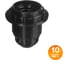 Патрон Wolta WLH-013 E27 с кольцом, карболитовый, черный (10 шт) WLH-013-10 1